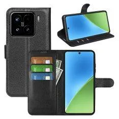 Xiaomi 15 - Læder cover / pung - Sort
