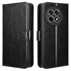 OnePlus 13R - Læder cover / pung - Sort