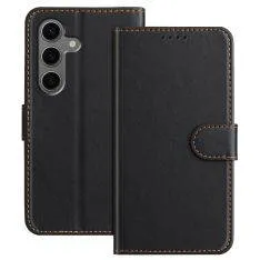 Samsung Galaxy S25 Plus - Læder cover / pung - Sort