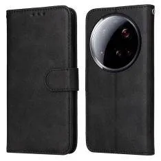 Xiaomi 15 Ultra - Læder cover / pung - Sort