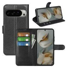 Google Pixel 10 Pro XL - Læder cover / cover  - Sort
