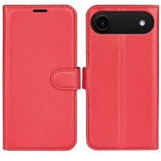 iPhone 17 Air - Læder cover / pung - Rød