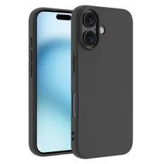 iPhone 17 - Fleksibelt gummi cover - Mat sort