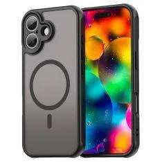 iPhone 17 - Shockproof magnetisk cover - Magsafe kompatibel - Sort