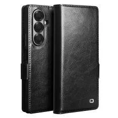 Samsung Galaxy Z Fold7 - QIALINO Classic ægte læder cover - Sort