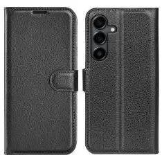 Samsung Galaxy S25 FE - Læder cover / pung - Sort
