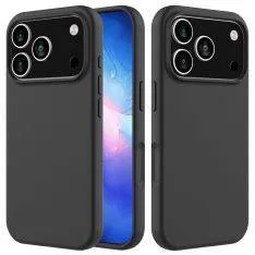 iPhone 17 Pro Max - Azmaro Tyndt Silikone cover - Sort