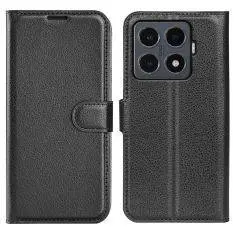 Xiaomi 15T Pro - Læder cover / pung - Sort