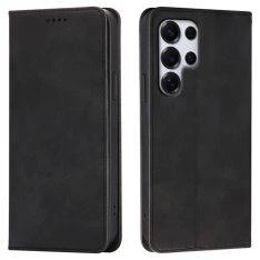 Samsung Galaxy S26 Ultra  - Flip læder cover / pung - Sort