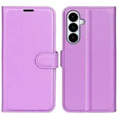 Samsung Galaxy S26 Plus - Læder cover / pung - Lilla