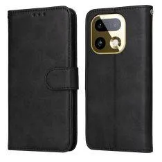 Realme 16 Pro Plus 5G - Læder cover / pung - Sort