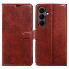 Samsung Galaxy S26 Plus - Vintage læder cover / pung - Rød