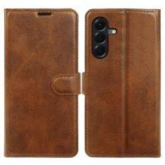 Samsung Galaxy A57 5G - Vintage læder cover / pung - Brun