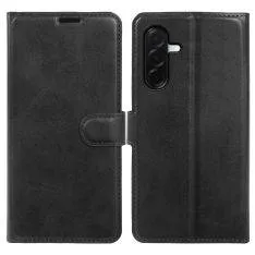 Samsung Galaxy A37 5G - Vintage læder cover / pung - Sort
