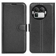 Realme GT 8 Pro 5G - Læder cover / pung - Sort
