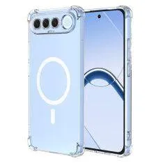 Realme 16 5G - Magnetisk Hybrid cover - Magsafe kompatibel - Transparent