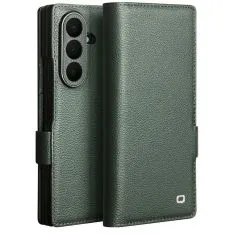 Samsung Galaxy Z Fold8 Ultra - QIALINO Slim ægte læder cover med magnetlukning - Cyan