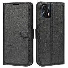 Motorola Moto G53 5G - Læder cover / pung - Sort