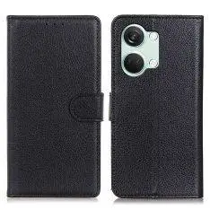 OnePlus Nord 3 5G - Læder cover / pung - Sort