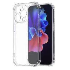 iPhone 15 Pro - Shockproof clear gummi cover - Transparent