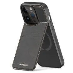 iPhone 15 Pro - DUX DUCIS Rafi RFID Magsafe cover med kortholder - Sort