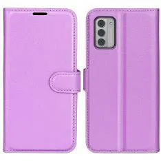 Nokia G42 - Læder cover / pung - Lilla