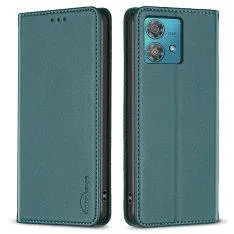 Motorola Edge 40 Neo 5G - BINFEN Slim læder cover - Grøn