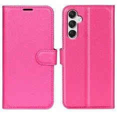 Samsung Galaxy A25 5G - Læder cover / pung - Rosa