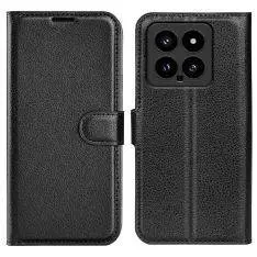 Xiaomi 14 - Læder cover / pung - Sort