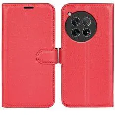 OnePlus 12 5G - Læder cover / pung - Rød