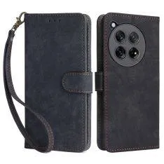 OnePlus 12R 5G - RFID læder cover / pung - Aftagelig strop - Sort