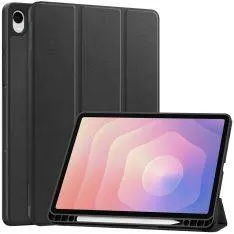 Samsung Galaxy Tab S11 - Tri-Fold læder cover  - Sort