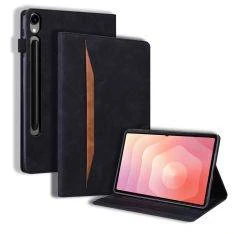 Samsung Galaxy Tab S11 Ultra - Læder cover med kortholdere - Sort