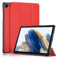 Samsung Galaxy Tab A9 Plus - Tri-Fold læder cover - Rød
