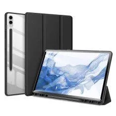 Samsung Galaxy Tab S9 FE Plus - DUX DUCIS Toby Tri-Fold læder cover - Sort