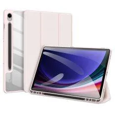 Samsung Galaxy Tab S9 FE - DUX DUCIS Toby Tri-Fold læder cover - Pink