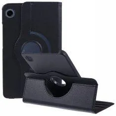 Samsung Galaxy Tab A9 8.7" / Tab A11 8.7" - Læder cover 360 grader roterbar - Sort