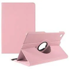 Samsung Galaxy Tab A9 Plus  / Tab A11 Plus - Læder cover 360 grader roterbar - Pink
