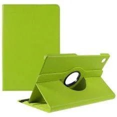 Samsung Galaxy Tab A9 Plus  / Tab A11 Plus - Læder cover 360 grader roterbar - Grøn