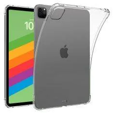 iPad Pro 13 (2024/2025) - Shockproof slim gummi cover - Transparent