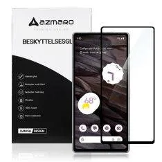 Google Pixel 7a - Azmaro Premium hærdet beskyttelsesglas - Komplet dækning