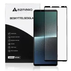 Sony Xperia 1 V - Azmaro Premium hærdet beskyttelsesglas - Komplet dækning