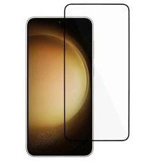 Samsung Galaxy S24 Plus - Premium hærdet beskyttelsesglas med komplet dækning - Understøtter fingeraftryk