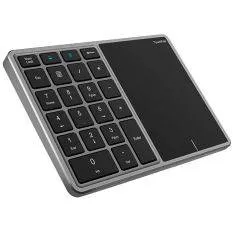Trådløst Bluetooth/Wifi  numerisk tastatur med Touchpad