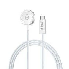 YESIDO Apple watch USB-C Magnetisk hurtig oplader 5W - Hvid - 1 meter