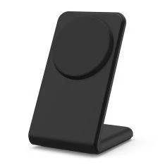 Magnetisk 2-i-1 Trådløs Oplader15W - Magsafe kompatibel - til smartphone / Airpods- Sort
