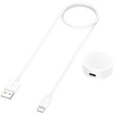 Samsung Galaxy Watch8 / 7 / 6 / 5 /4 /3 - Magnetisk trådløs oplader - Hvid