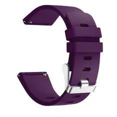 Fitbit Versa Lite/Versa/Versa 2 - Silikone rem - Str. L - Lilla