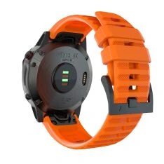 Garmin Fenix 7X/6X GPS/ 6X Pro - Urrem i silikone 26mm - Orange