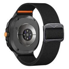 Samsung Galaxy Watch8 /  Watch8 Classic - Nylon tekstil urrem - Sort